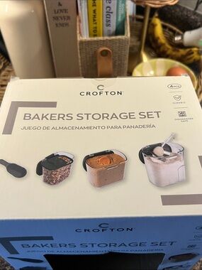NEW IN BOX Crofton Bakers Storage Set